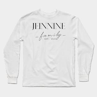 Jeinnine Family EST. 2020, Surname, Jeinnine Long Sleeve T-Shirt